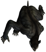 Werewolf token art by Emily Smirle
